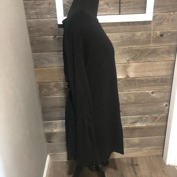 Banana Republic black long sleeve long loose pullover women's size large - Picture 3 of 5